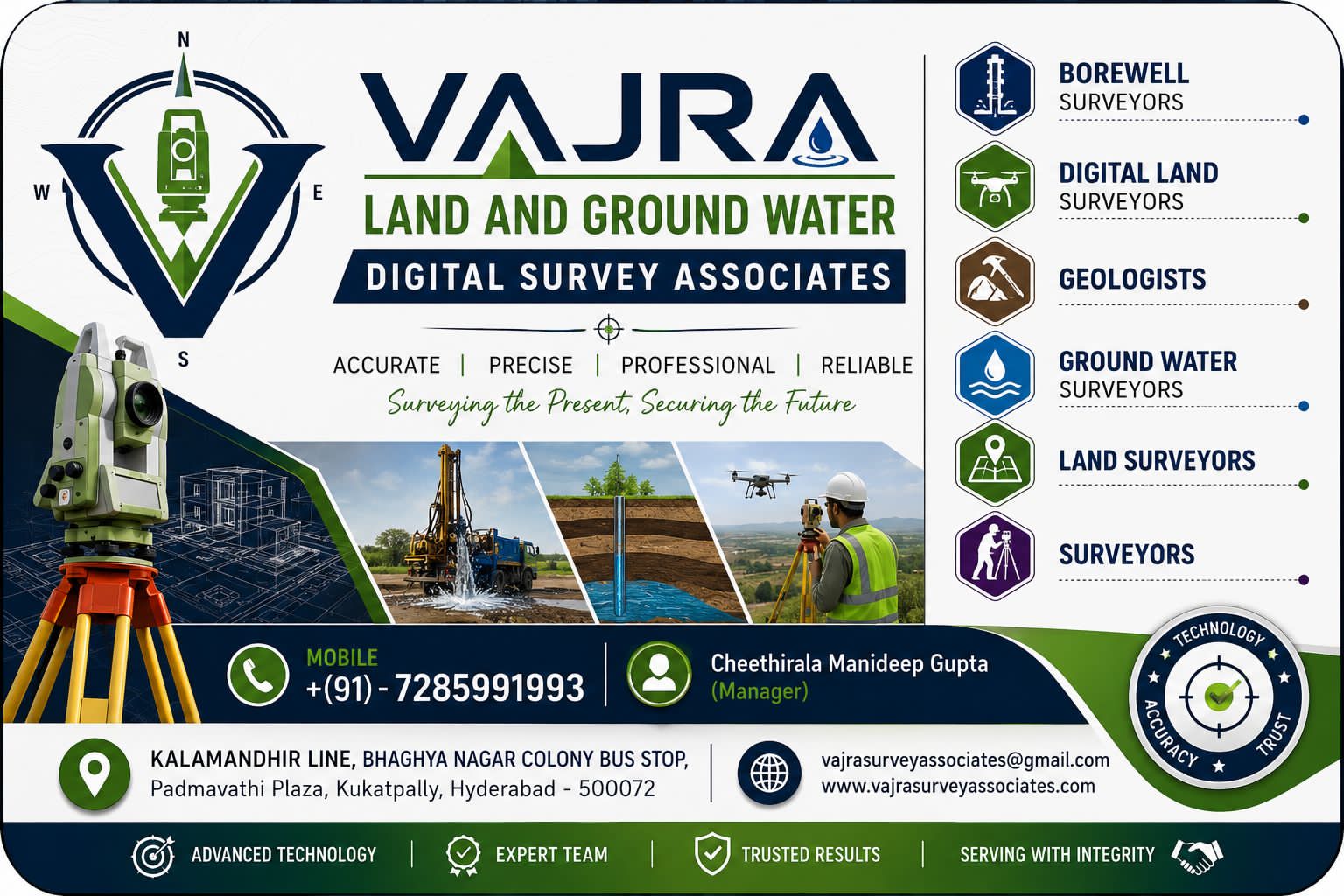 VAJRA GROUND WATER AND LAND SURVEY ASSOCIATES